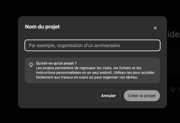 Projet chat gpt Projet chat gpt