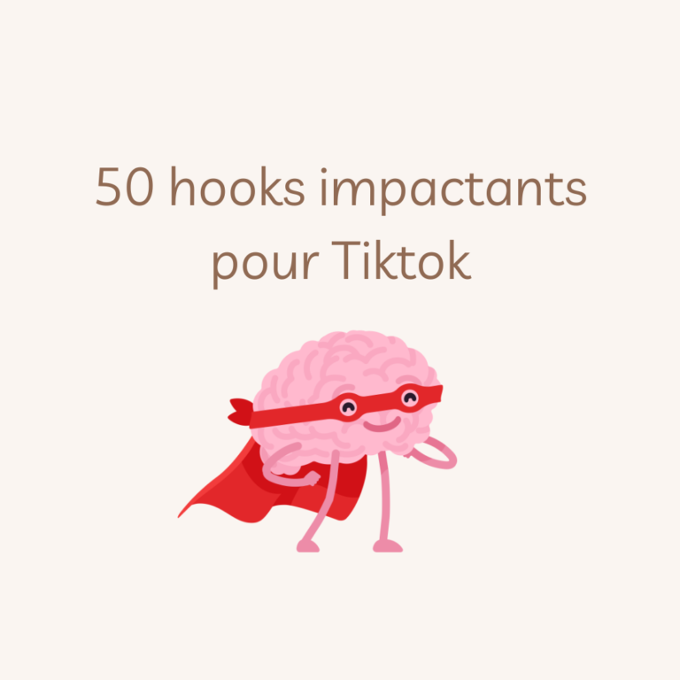 Hooks impactants pour Tiktok