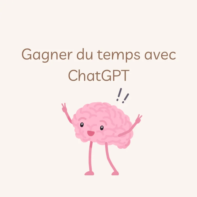 Gagner du temps avec chatgpt